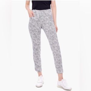 Swing Control Techno 28" Ankle Pant - Roses White/Black